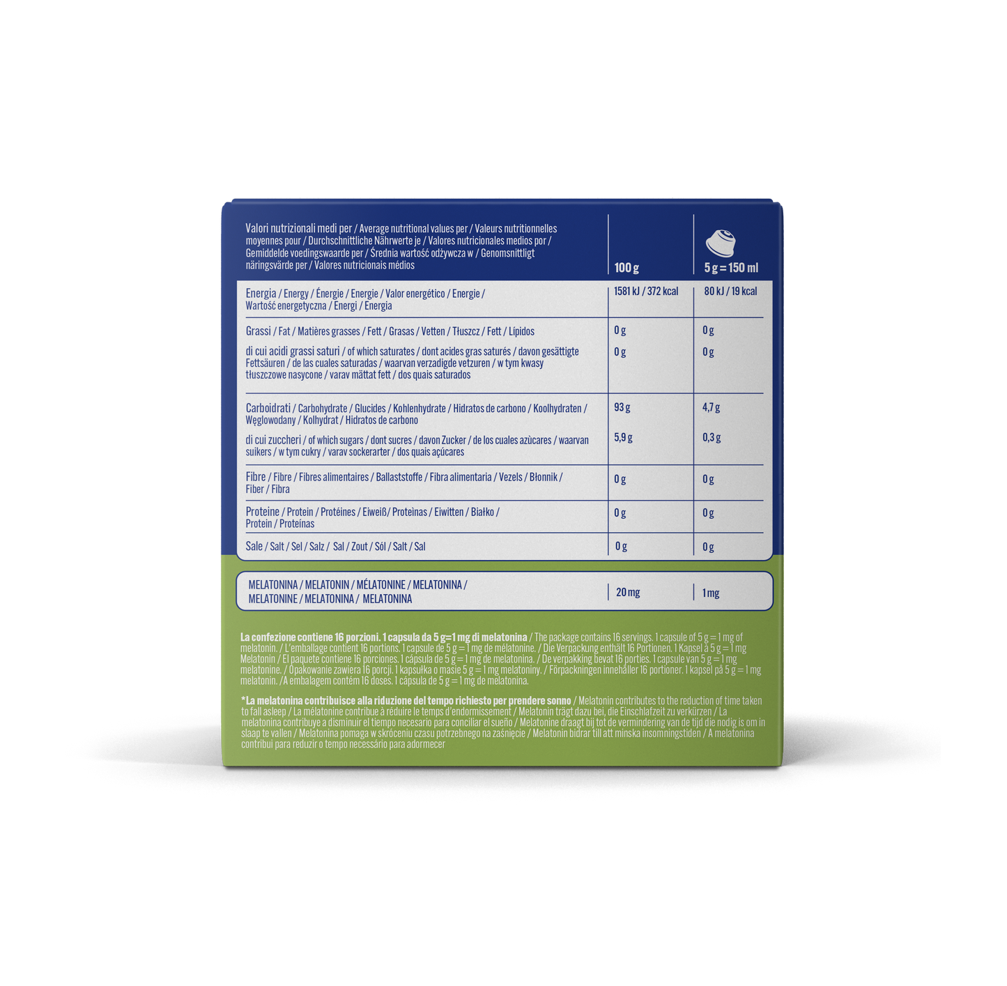 16 Soluble Borbone Dolce Gusto Capsules