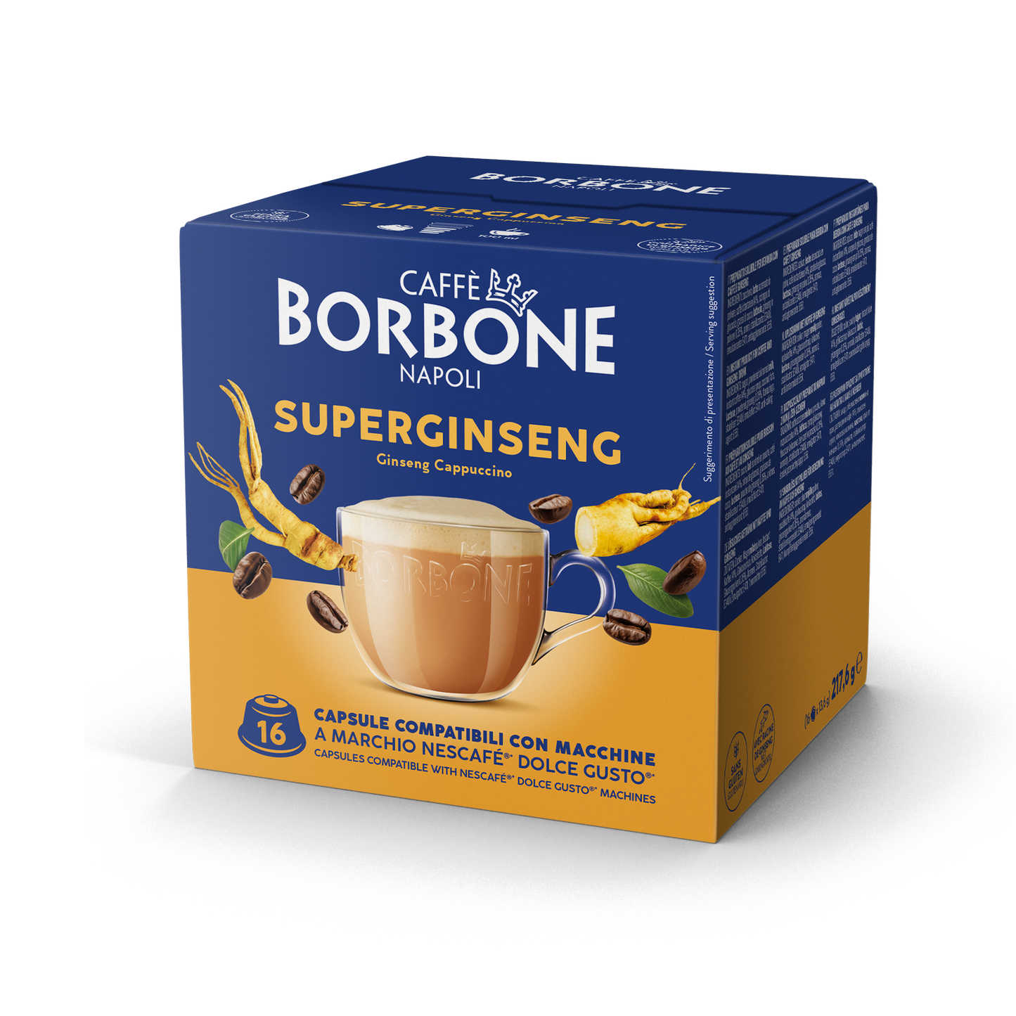 16 Soluble Borbone Dolce Gusto Capsules