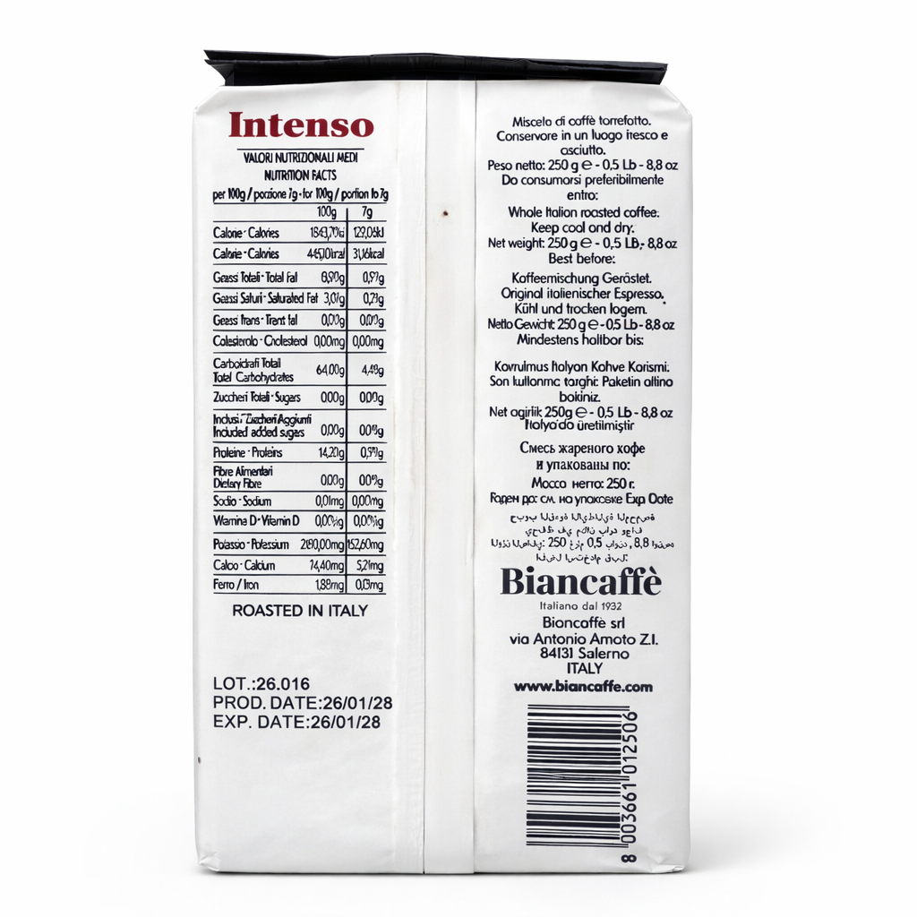 Biancaffè Macinato Miscela Intenso 250gr