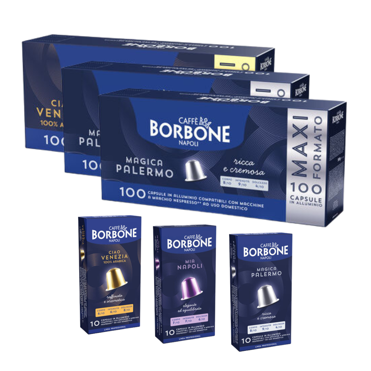 100 Capsule Caff Borbone In Alluminio Per Nespresso COFFEE PUSHER 100-capsule-caff-borbone-in-alluminio-per-nespresso-coffee-pusher