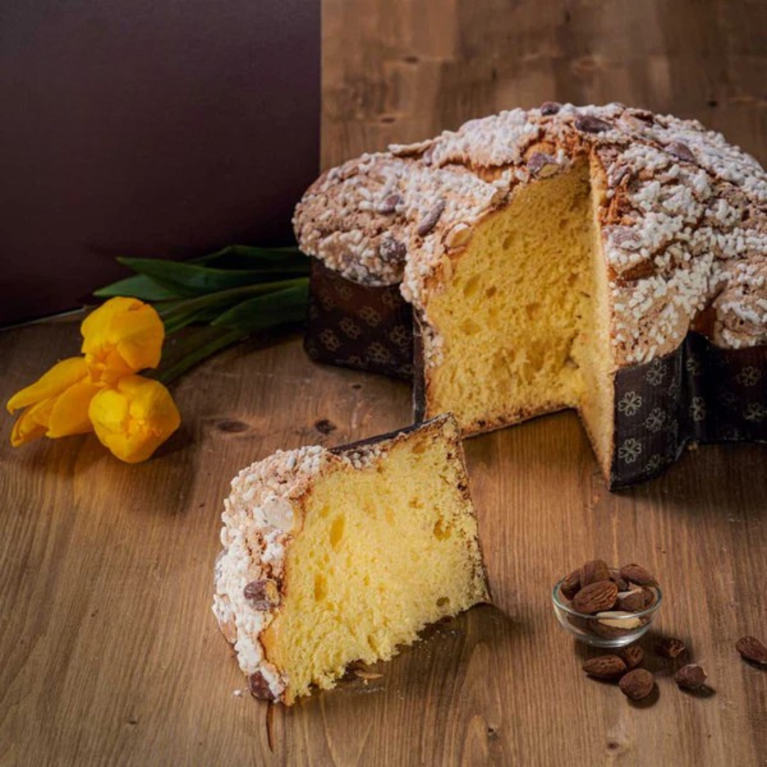 Traditional Nerino Artisan Colomba with Sicilian Almonds and Candied Fruit 1kg