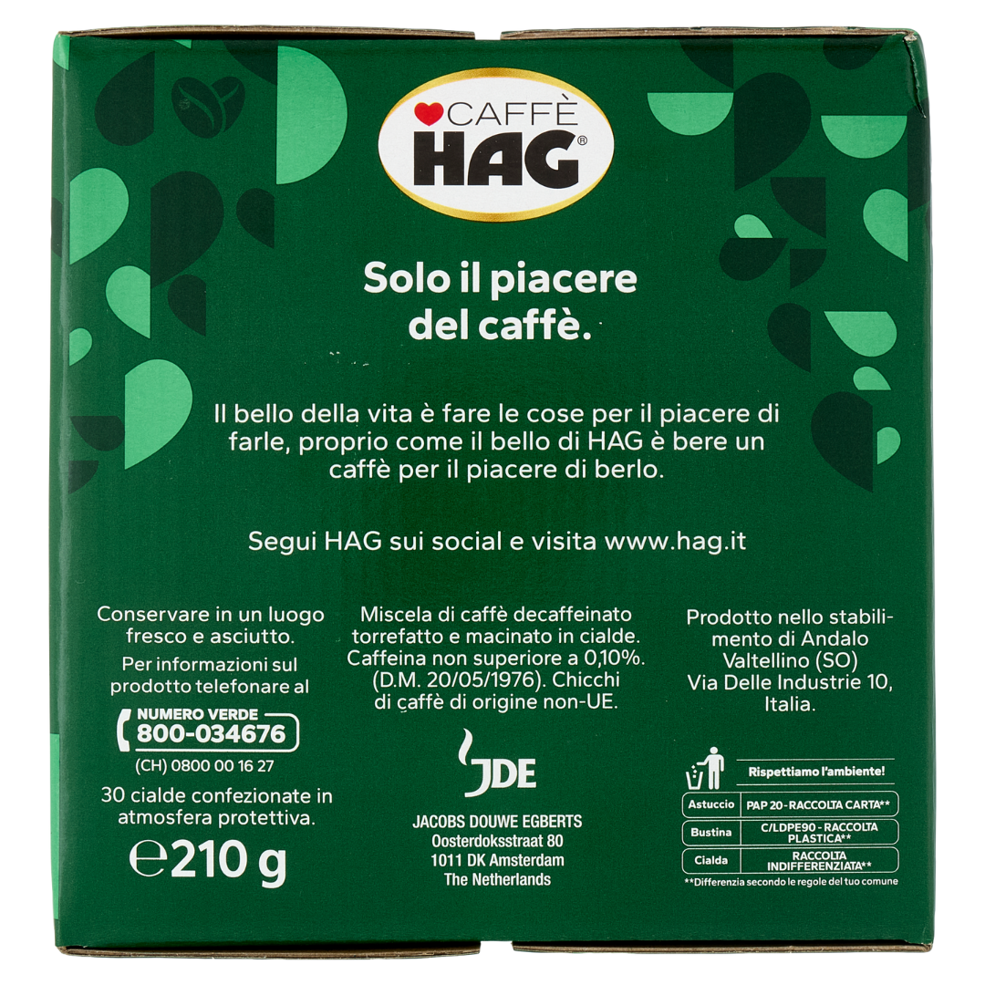 30 Cialde HAG ESE 44mm - Decaffeinato