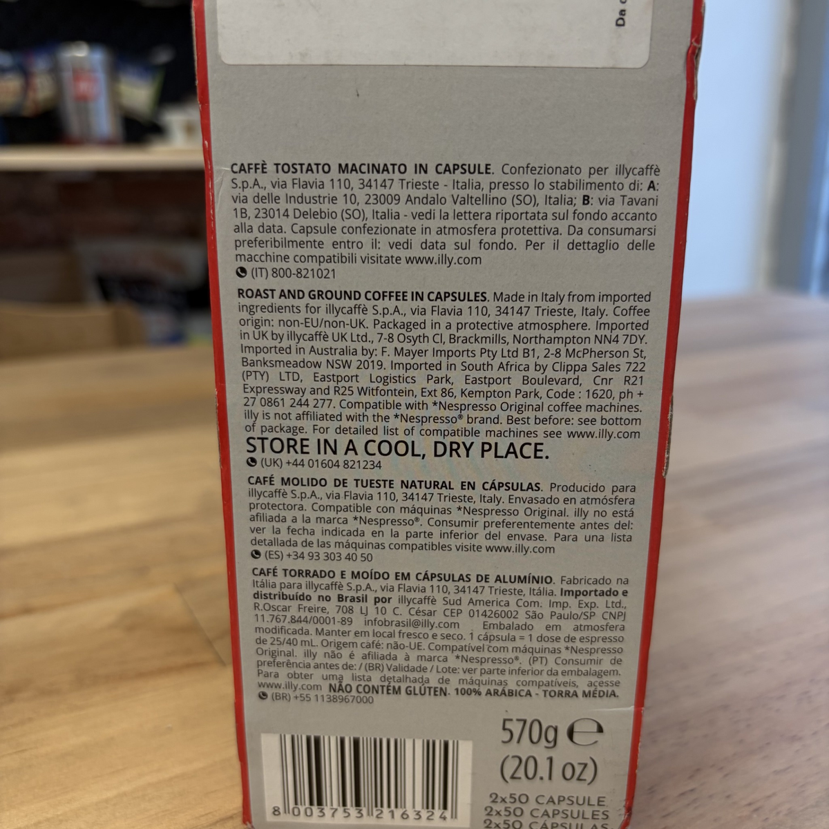 100 Capsule Caffè Illy in Alluminio Compatibili con Macchine Nespresso