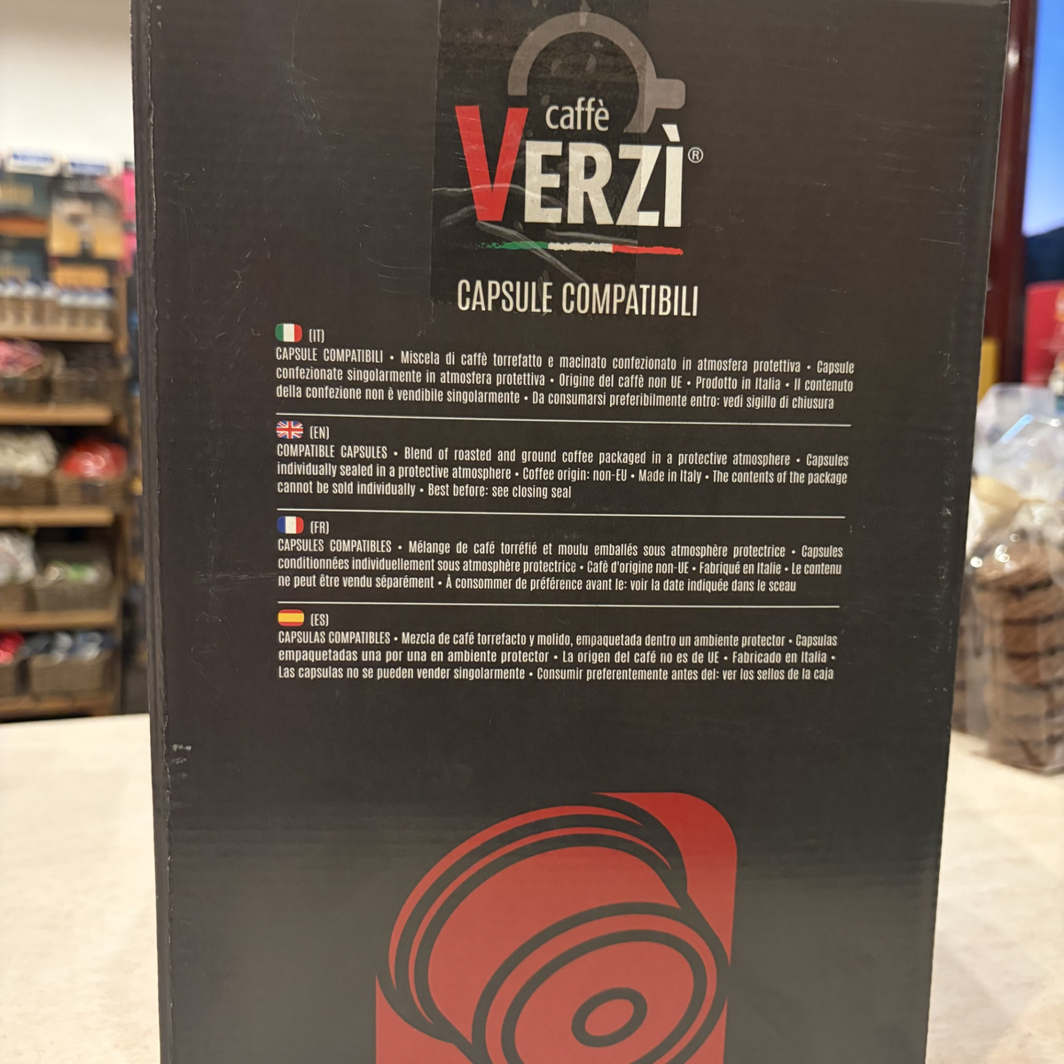 100 Capsule Caffè Verzì Compatibili con Macchine Lavazza Espresso Point