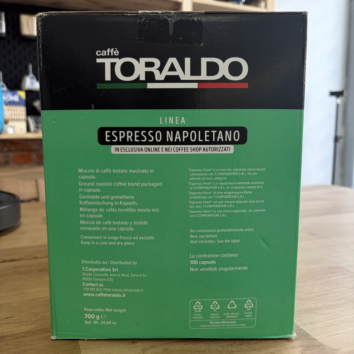 100 Capsule Caffè Toraldo Compatibili Lavazza Espresso Point