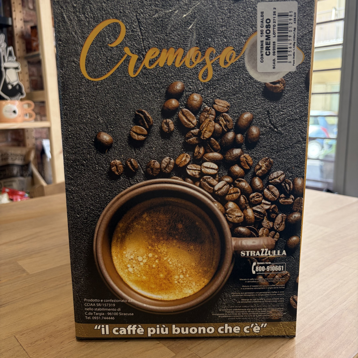 150 Cialde Caffè Strazzulla (Ex CondoRè) in Carta Filtro ESE 44mm