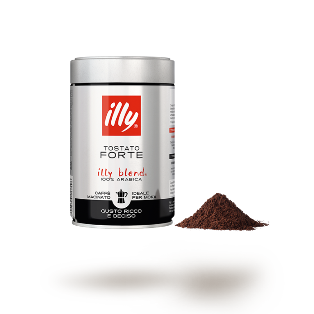 Illy Caffè Macinato Tostato Forte 250g