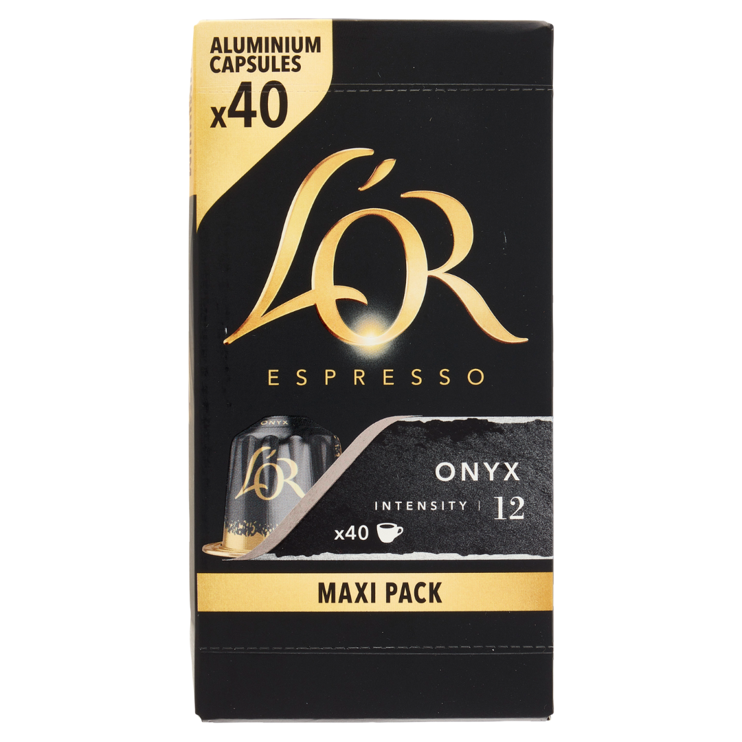 40 Capsule Alluminio L'Or Espresso Compatibili con Macchine Nespresso