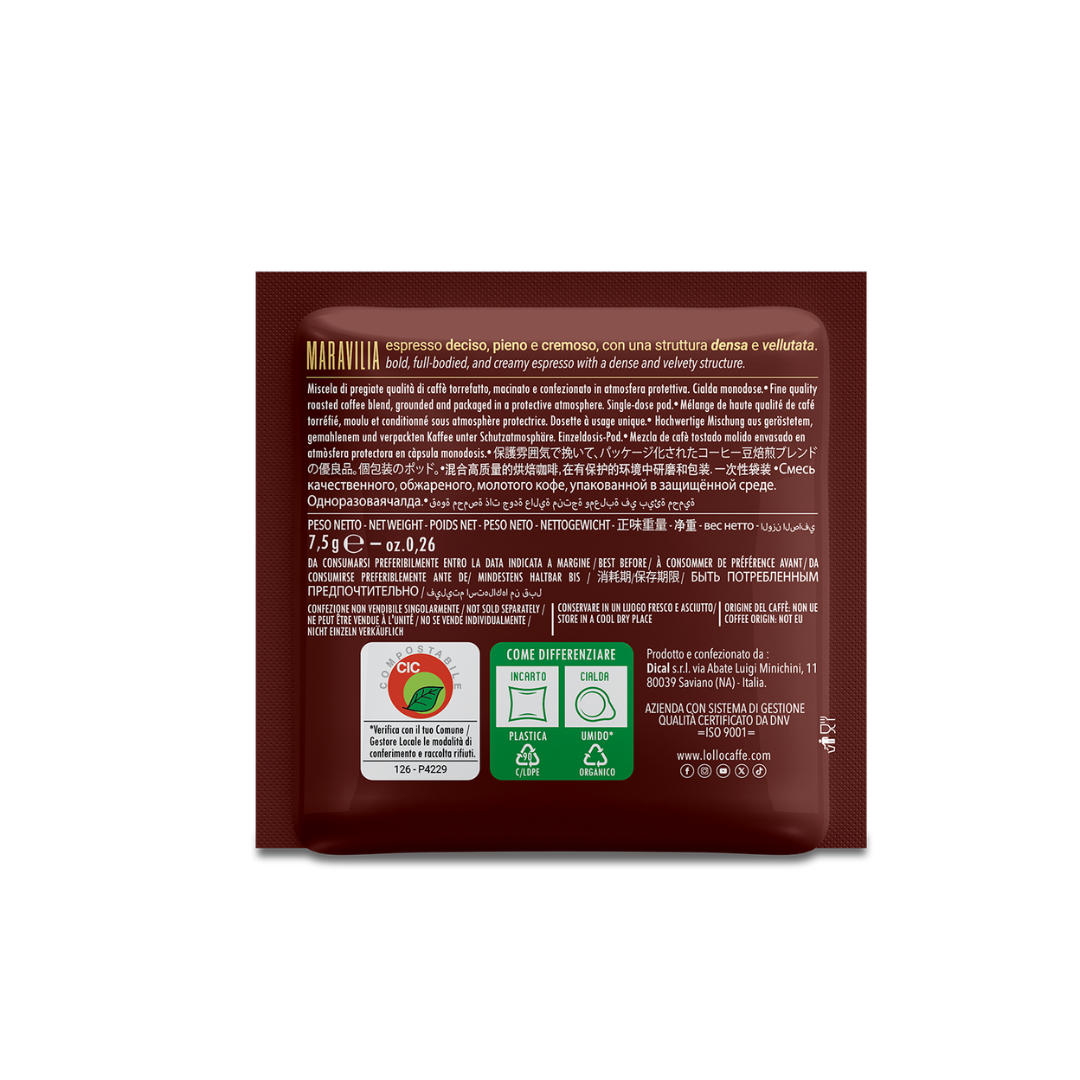 100 Capsule Caffè Lollo Compatibili con Macchine Lavazza A Modo Mio