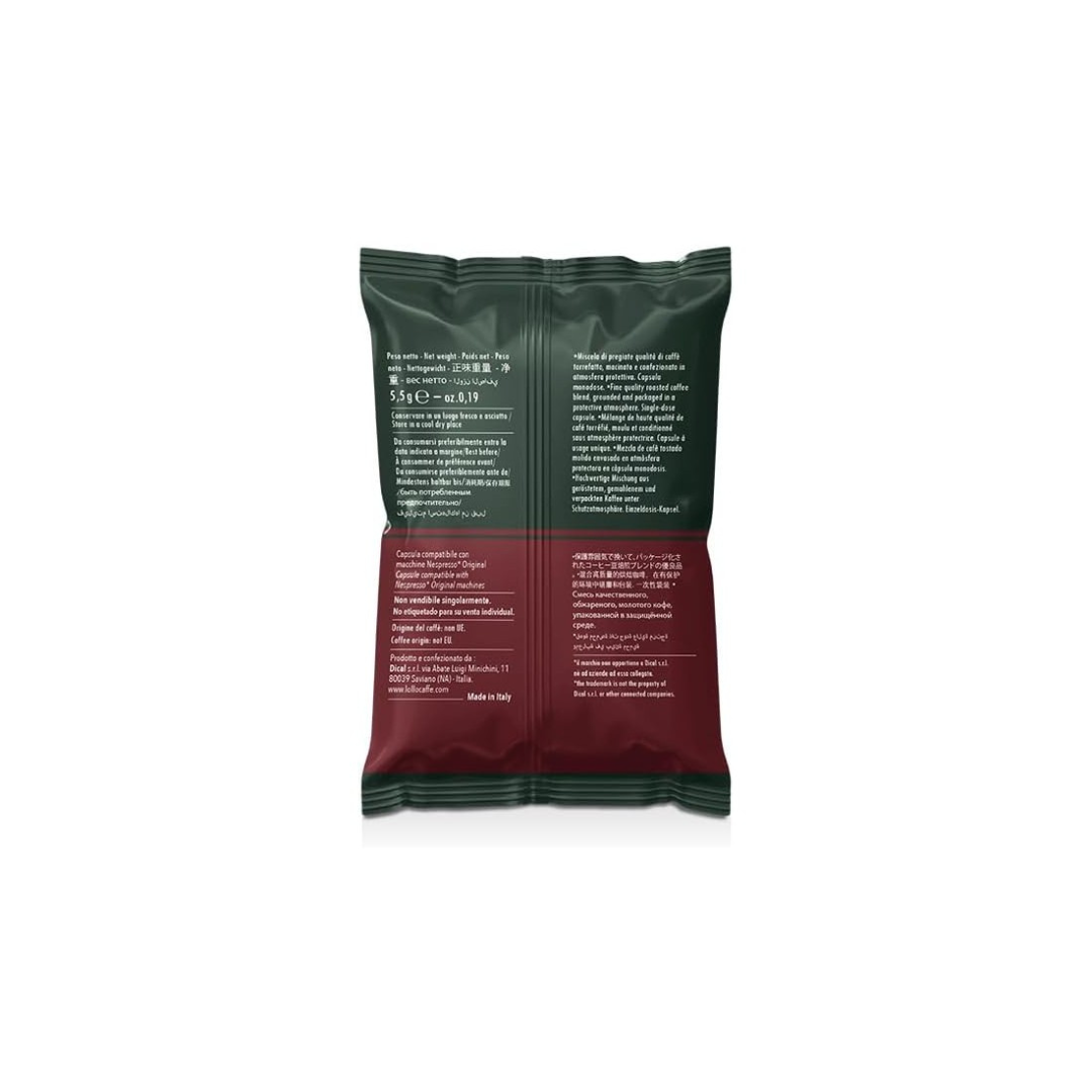 100 Capsule Caffè Lollo Compatibili con Macchine Nespresso