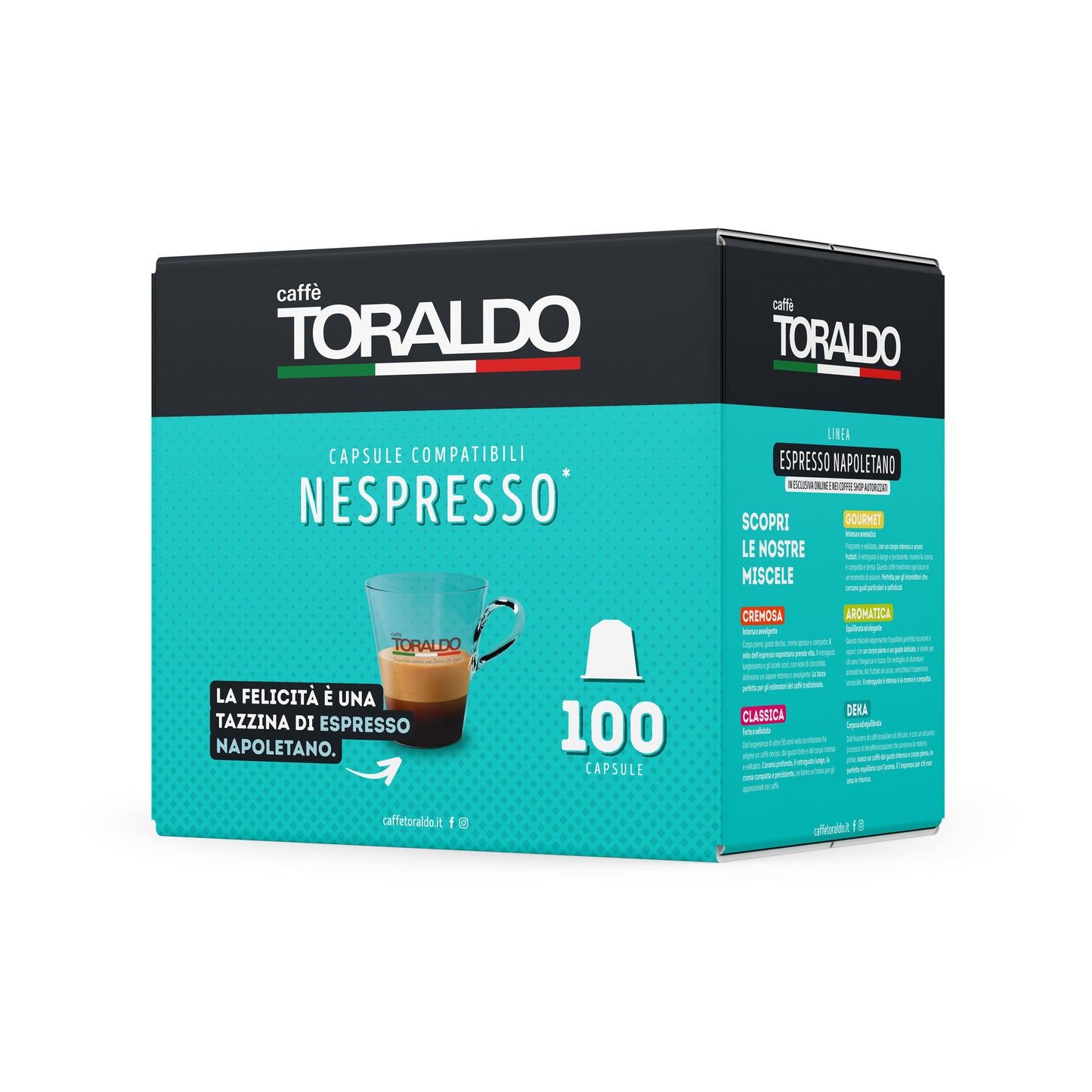 100 Toraldo Nespresso Capsules