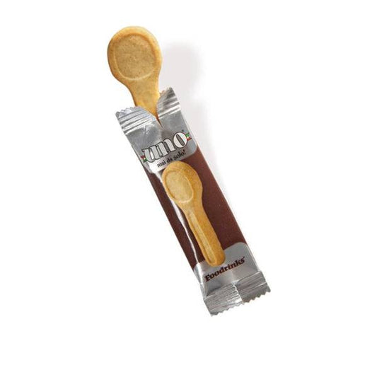 a teaspoon in shortcrust pastry on a white background