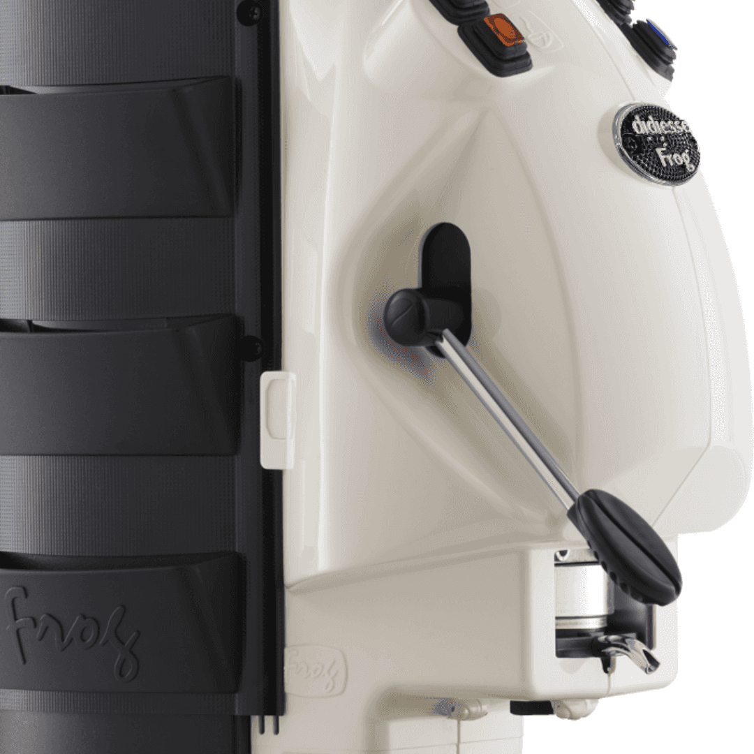 a didiesse frog coffee machine on a white background