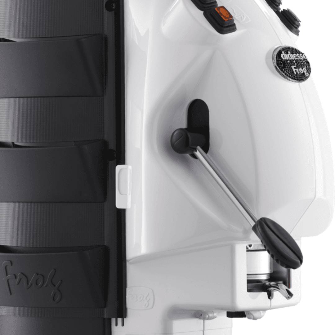 a didiesse frog coffee machine on a white background