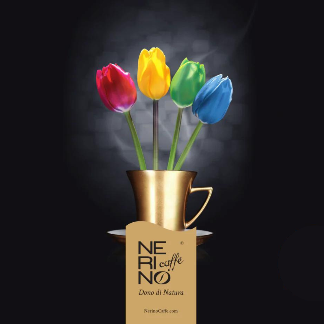 a logo for a roasting called nerino caffè