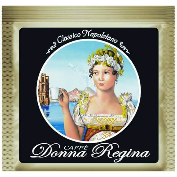 a logo for a roasting called donna regina caffè