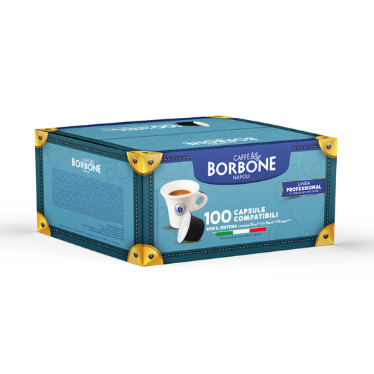 100 Capsule Caffè Borbone Compatibili con Macchine Lavazza Blue