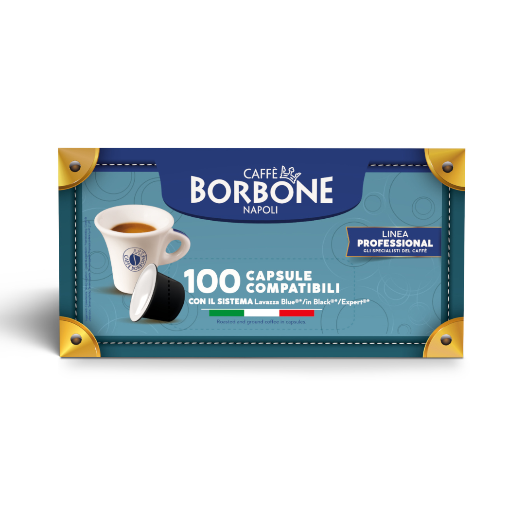 100 Capsule Caffè Borbone Compatibili con Macchine Lavazza Blue