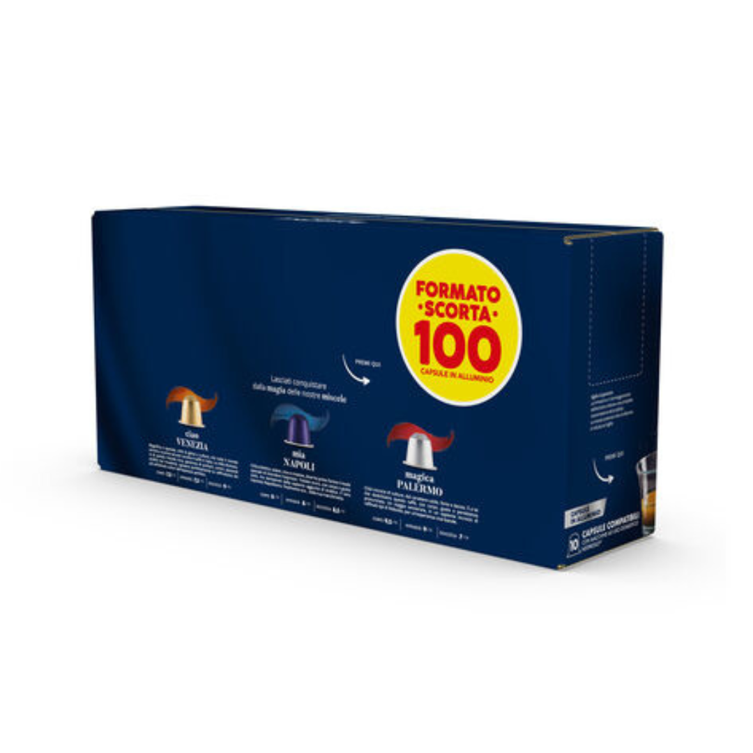 100 Bourbon-Respresso-Kapseln