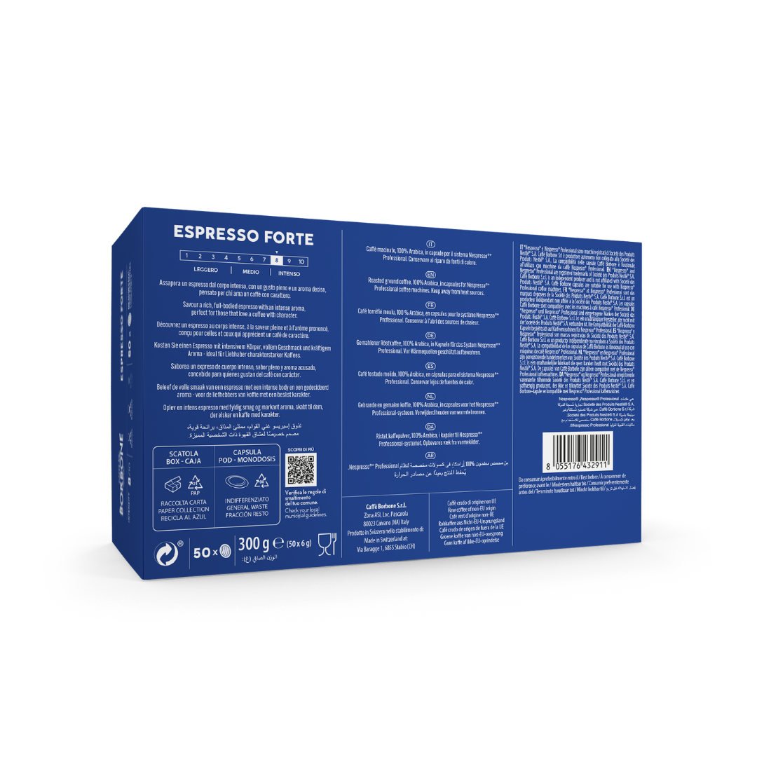 50 Cialde Caffè Borbone Compatibili con Macchine Nespresso Professional