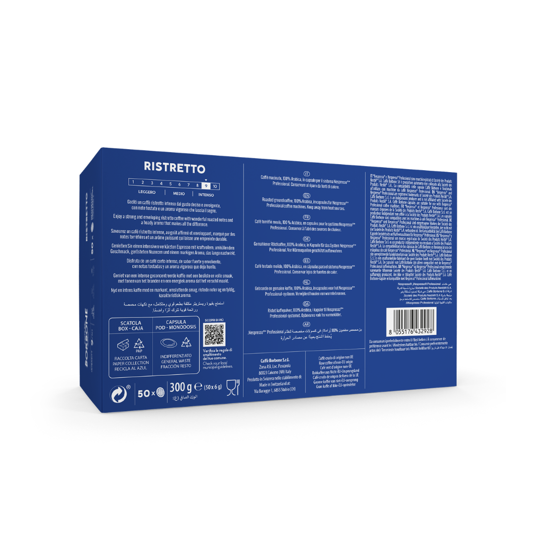 50 Cialde Caffè Borbone Compatibili con Macchine Nespresso Professional