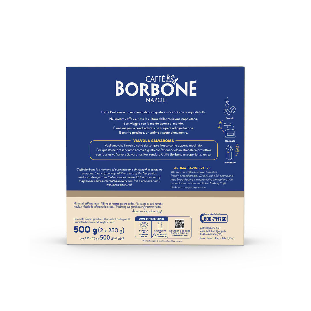 500g Caffè Borbone Macinato (2x250g)