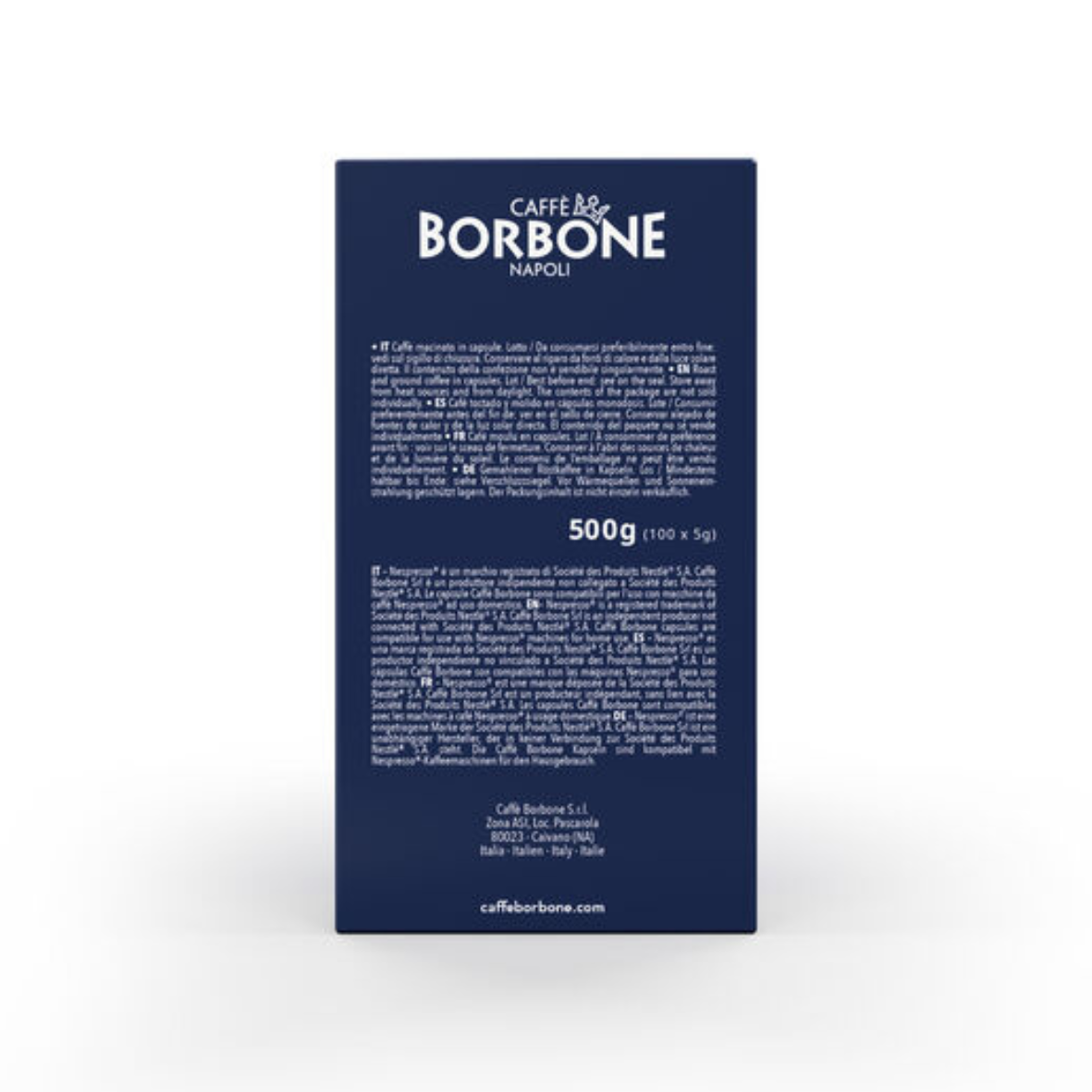 100 Capsule Caffè Borbone in Alluminio Compatibili con Macchine Nespresso (10x10pz)