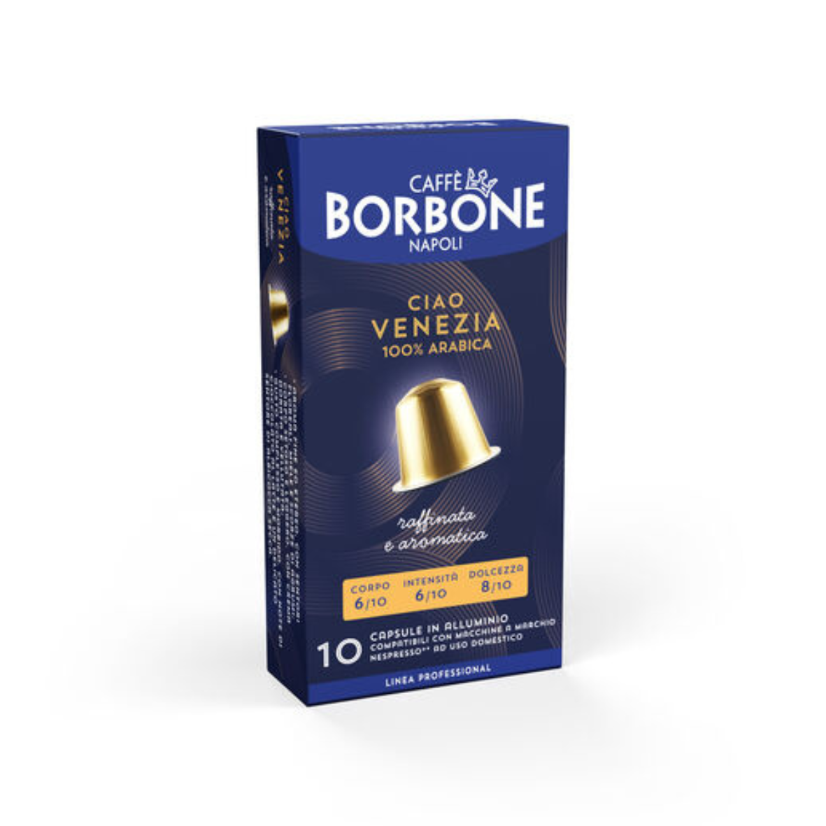 100 Capsule Caffè Borbone in Alluminio Compatibili con Macchine Nespresso (10x10pz)