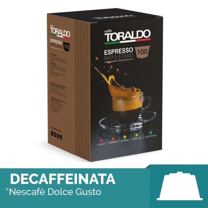 a pack of Dolce Gusto toraldo coffee capsules