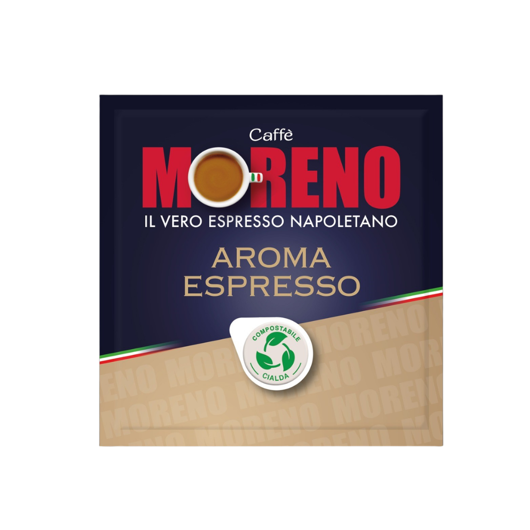 150 Cialde Caffè Moreno in Carta Filtro ESE 44mm