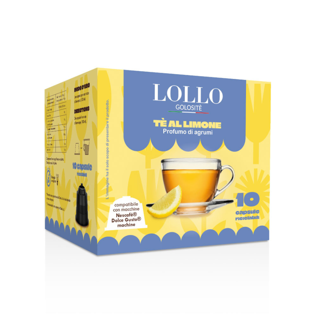 10 Capsule Solubili Lollo Caffè Compatibili con Macchine Dolce Gusto