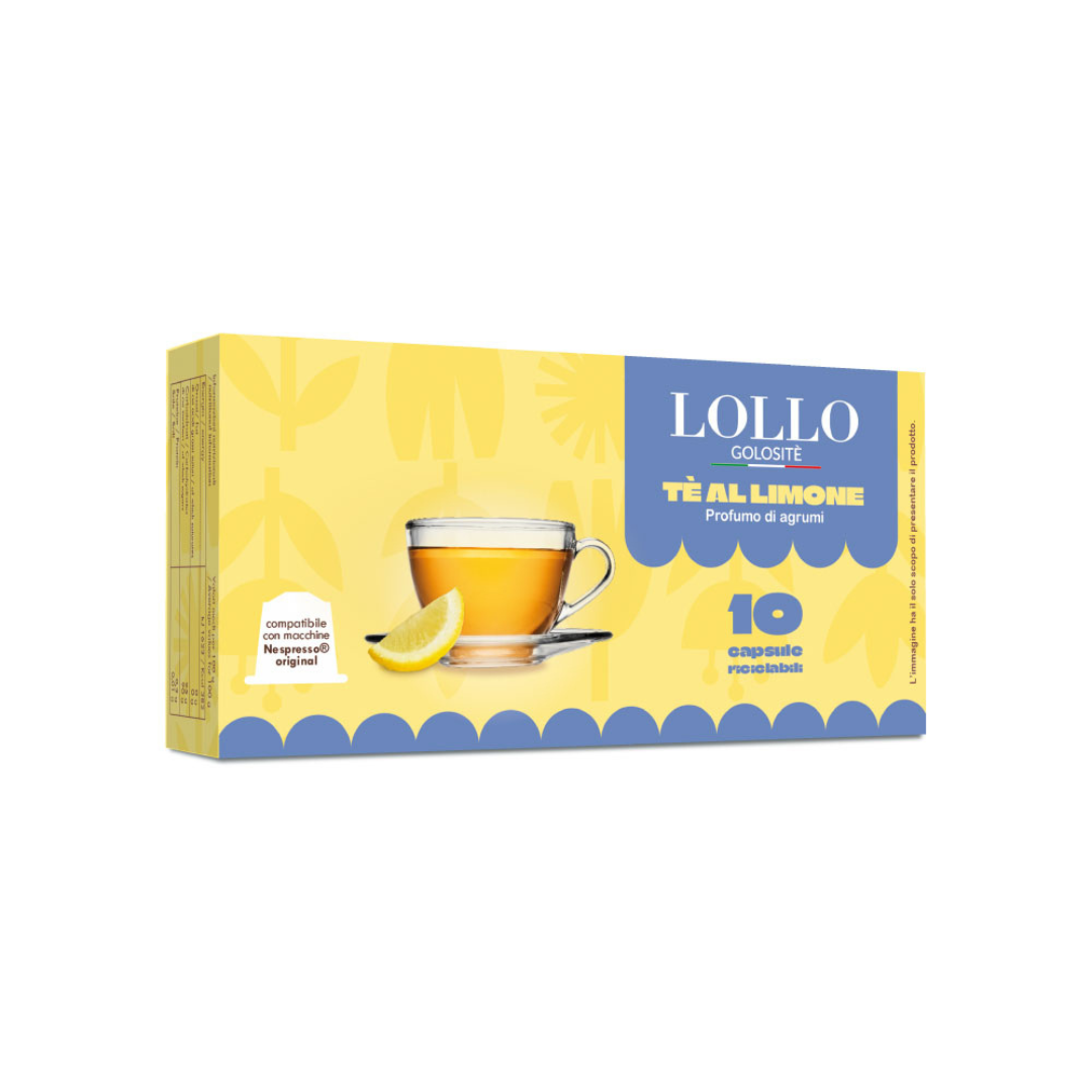 10 Capsule Solubili Lollo Caffè Compatibili con Macchine Nespresso