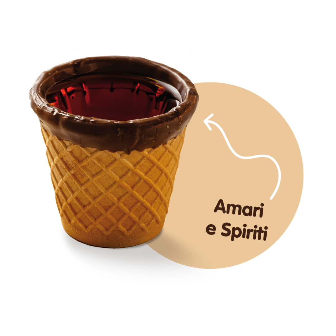 Bicchiere in Wafer e Cioccolato Chocup 60ml