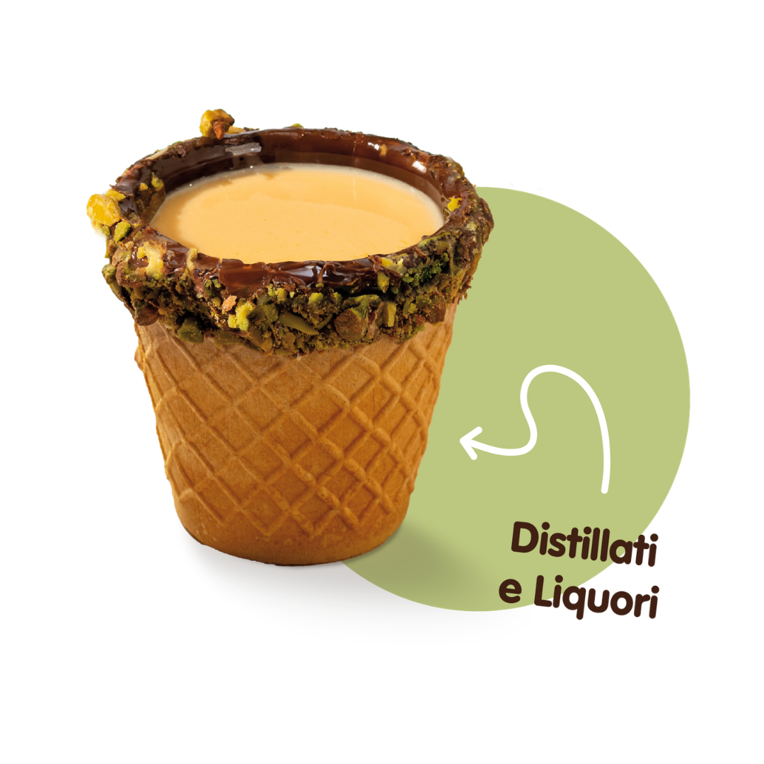 Bicchiere in Wafer e Cioccolato Chocup 60ml