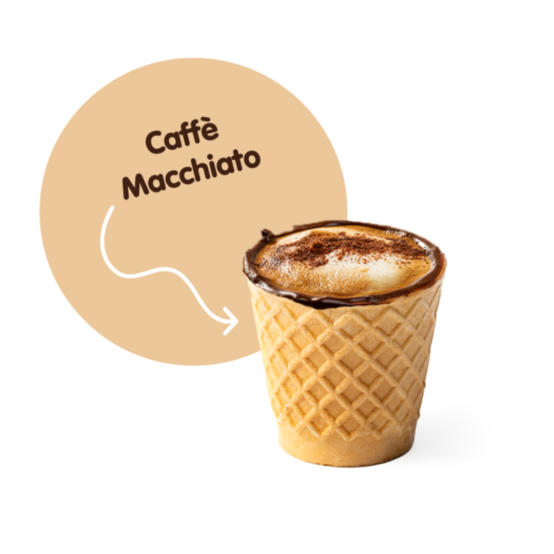 5 Bicchieri in Wafer Chocup Mini 30ml