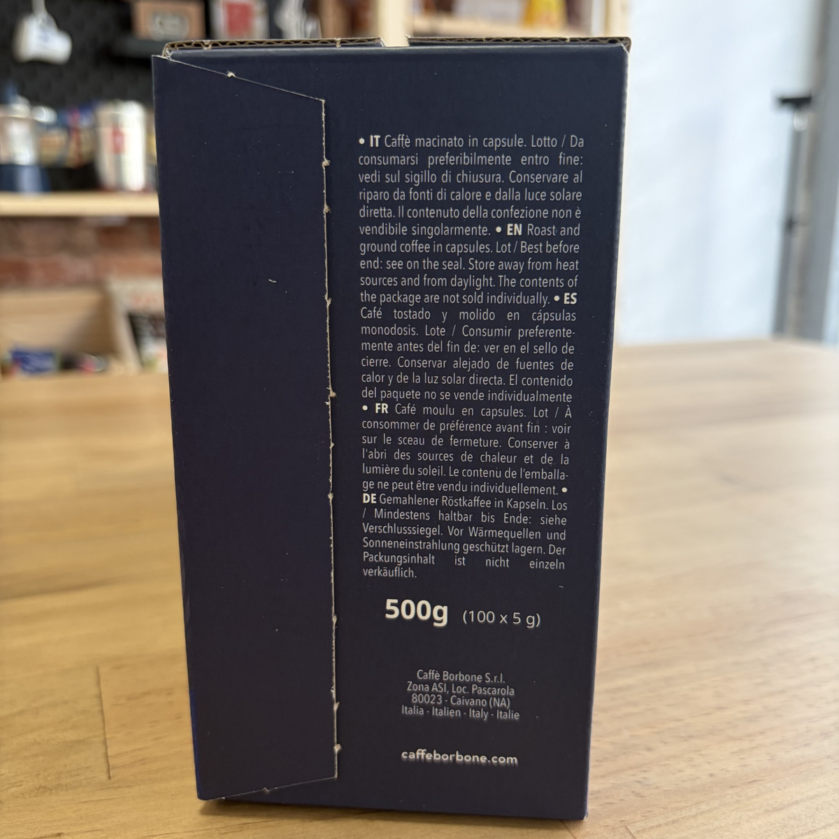 100 Capsule Caffè Borbone in Alluminio Compatibili con Macchine Nespresso (10x10pz)