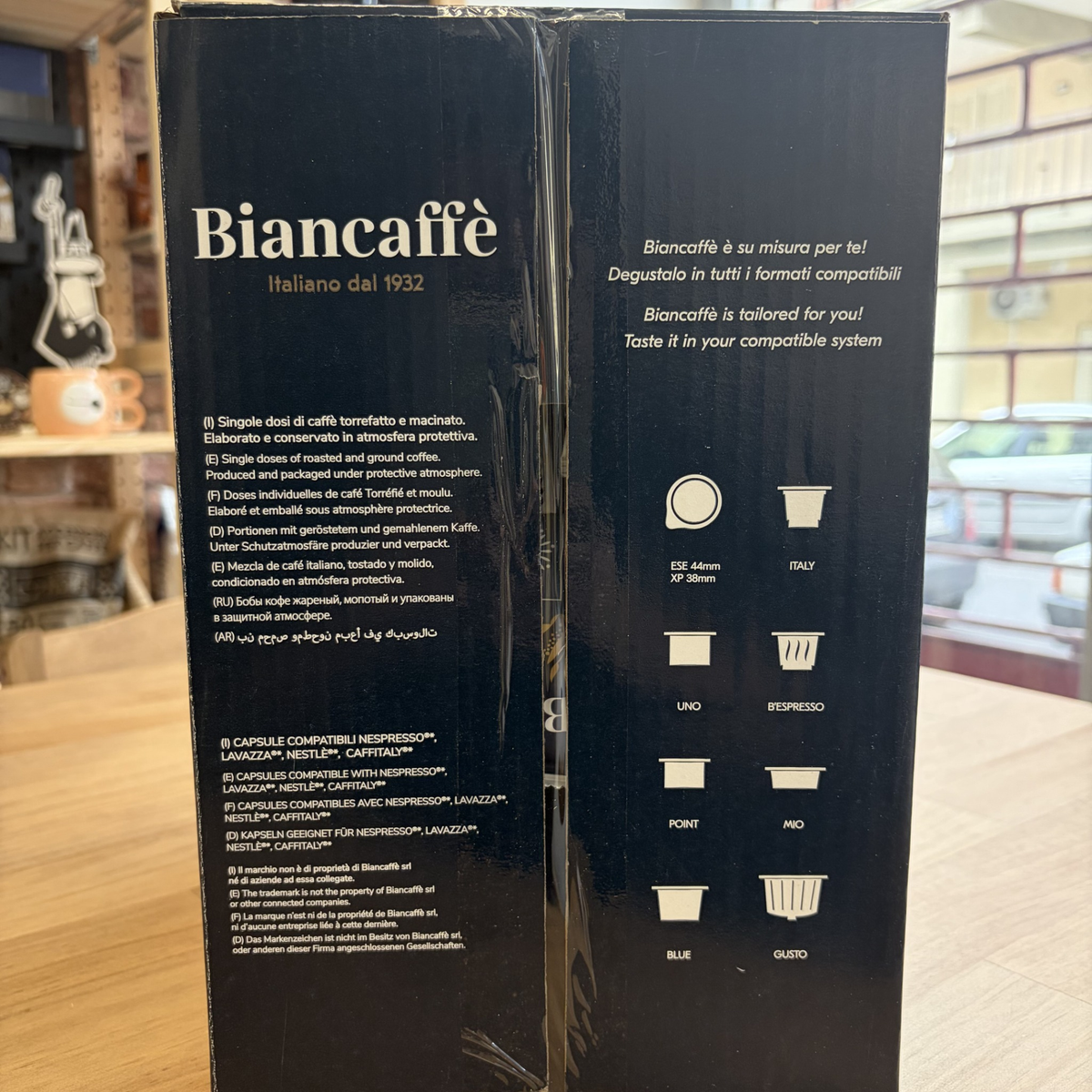50 Capsule Biancaffè Compatibili con Macchine Lavazza Espresso Point