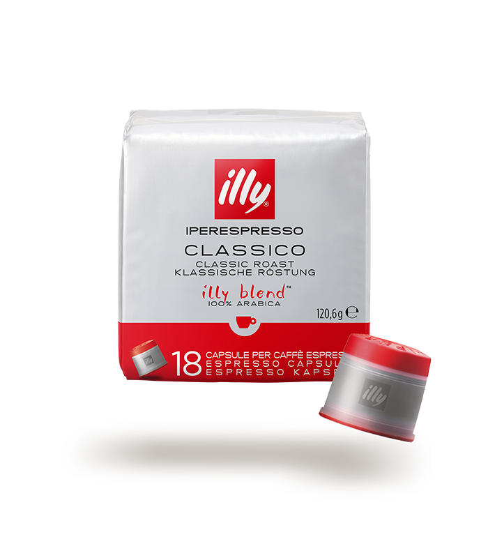 A box of Illy Iperespresso coffee capsules