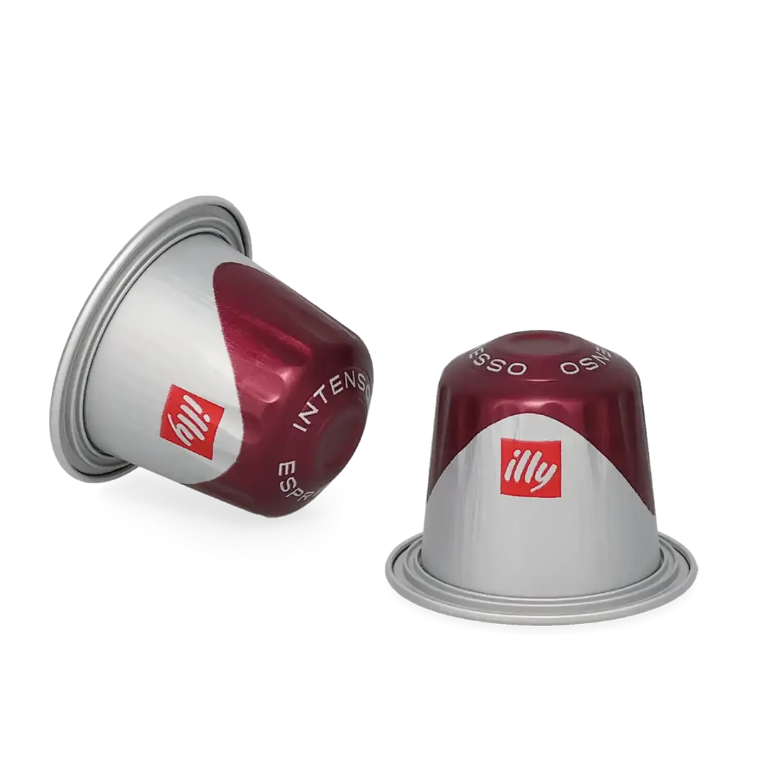 100 Capsule Caffè Illy in Alluminio Compatibili con Macchine Nespresso