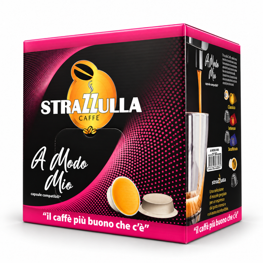 100 Capsule Caffè Strazzulla (Ex CondoRè) Compatibili con Macchine Lavazza A Modo Mio