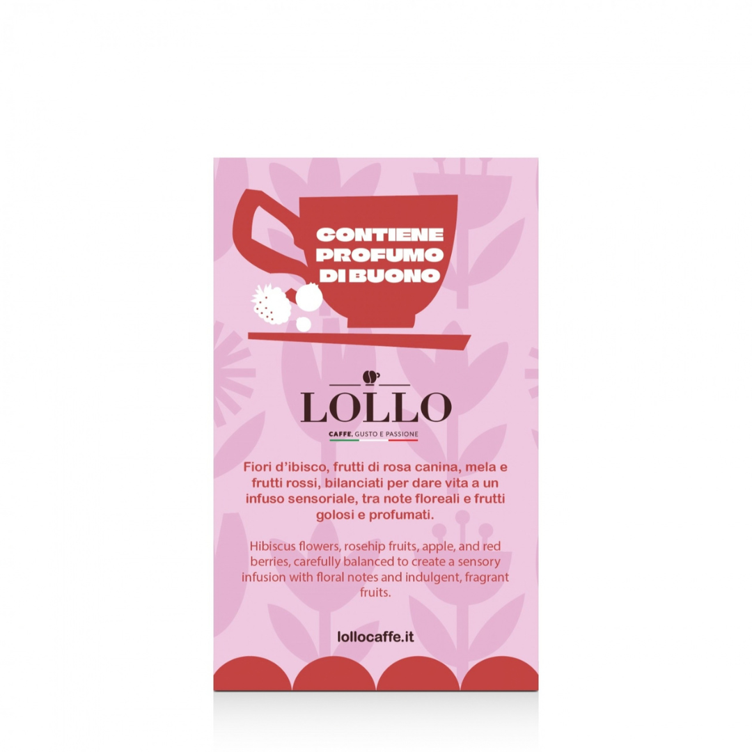 18 Cialde Infusi e Tisane Lollo in Carta Filtro ESE 44mm