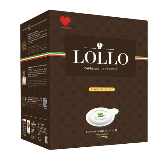 150 Cialde Caffè Lollo in Carta Filtro ESE 44mm