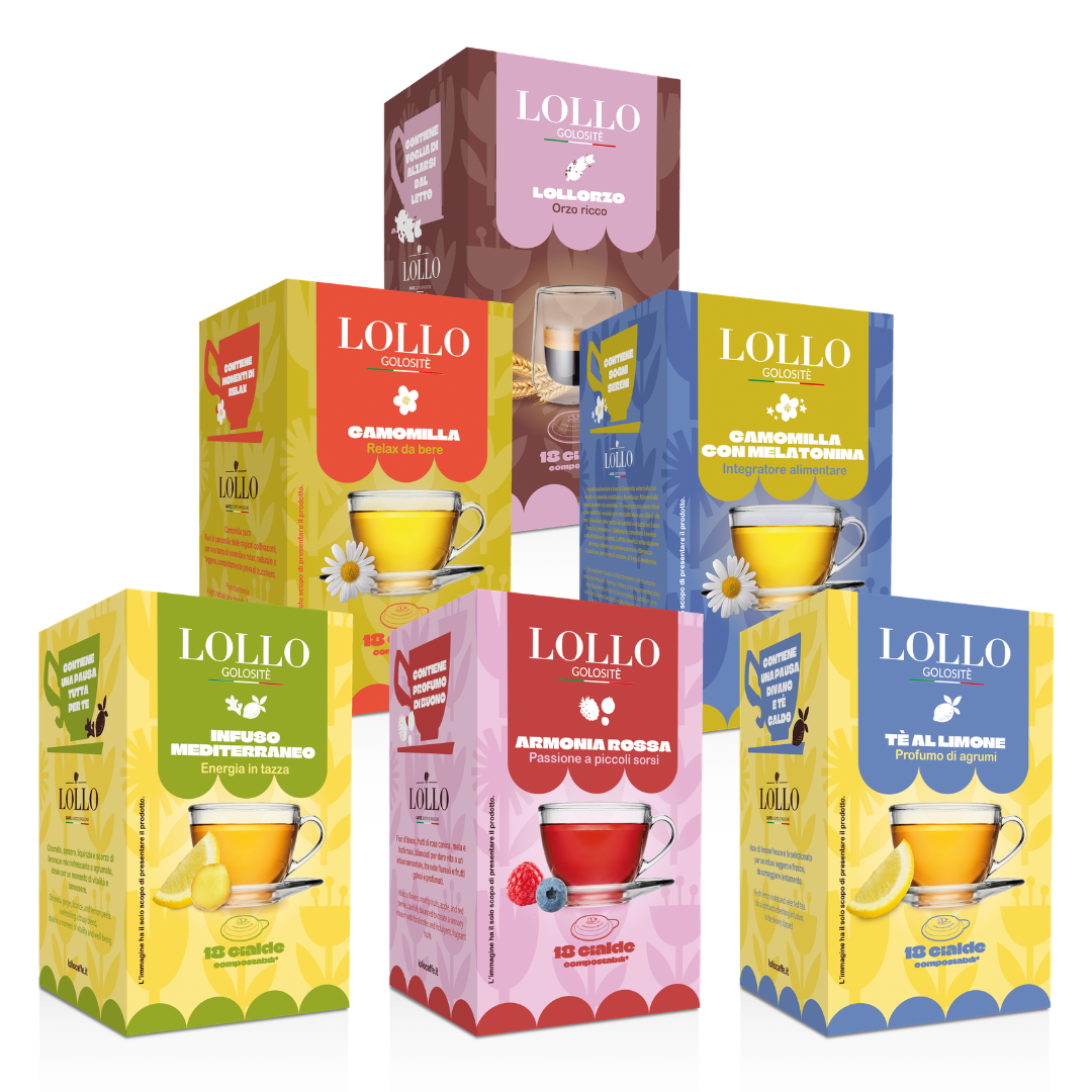 18 Cialde Infusi e Tisane Lollo in Carta Filtro ESE 44mm