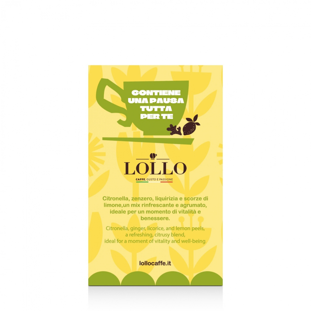 18 Cialde Infusi e Tisane Lollo in Carta Filtro ESE 44mm