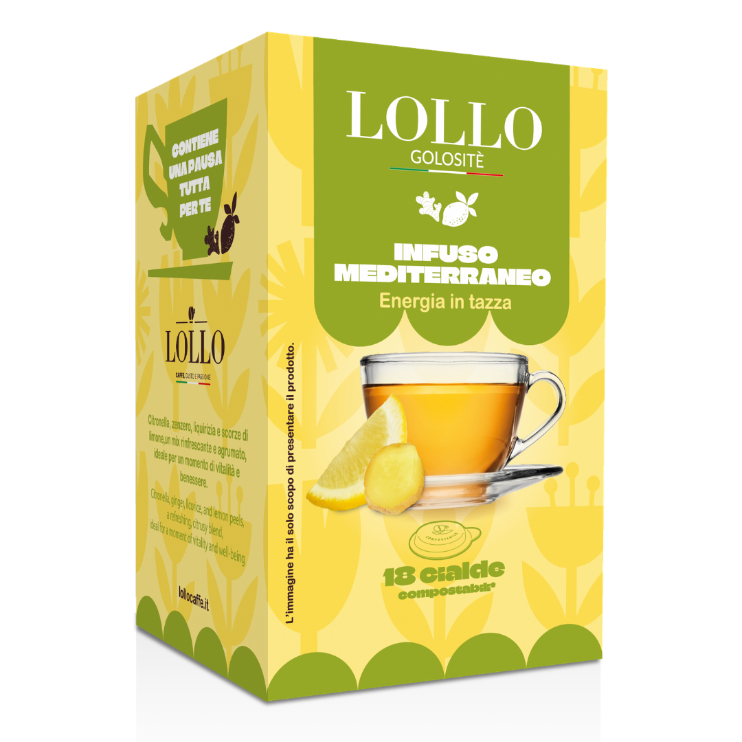 18 Cialde Infusi e Tisane Lollo in Carta Filtro ESE 44mm