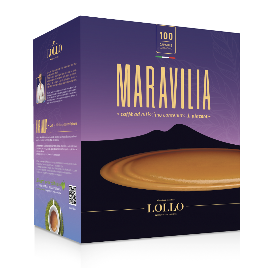 100 Capsule Caffè Lollo Compatibili con Macchine Lavazza A Modo Mio