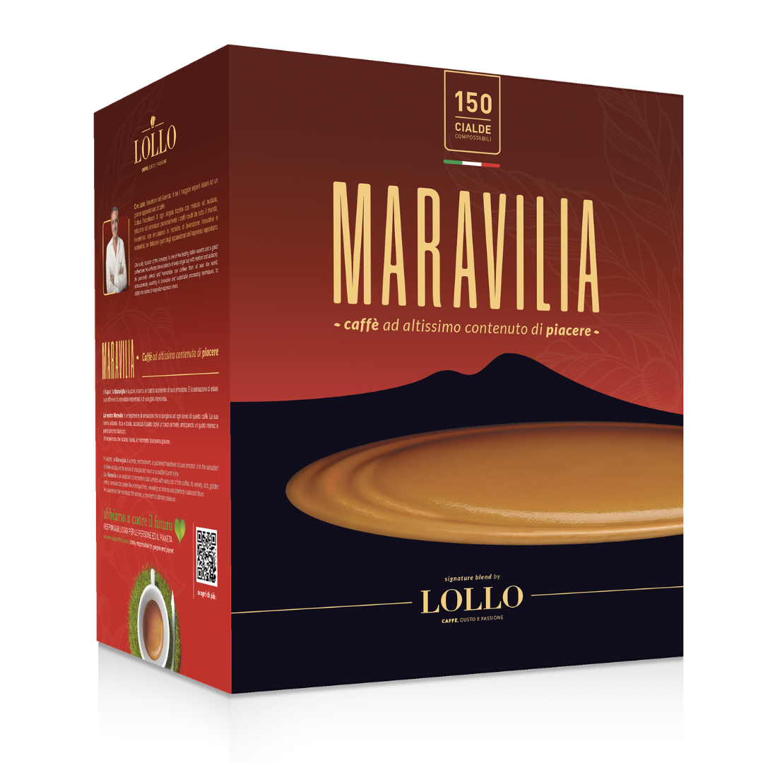 150 Cialde Caffè Lollo in Carta Filtro ESE 44mm