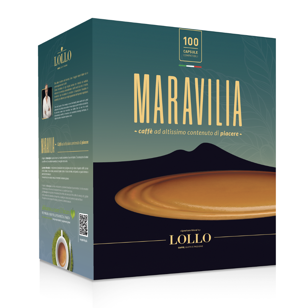 100 Capsule Caffè Lollo Compatibili con Macchine Nespresso