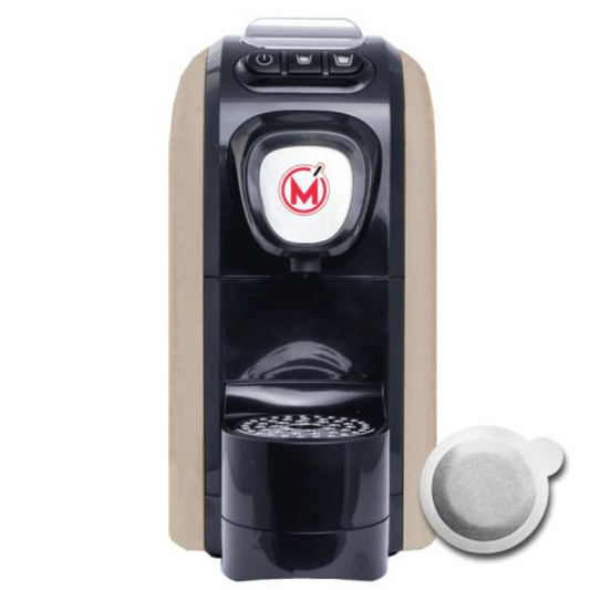 a MITO taupe pod coffee machine