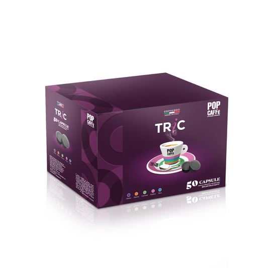 50 Capsule Pop Caffè Tric Compatibili con Macchine Dolce Gusto